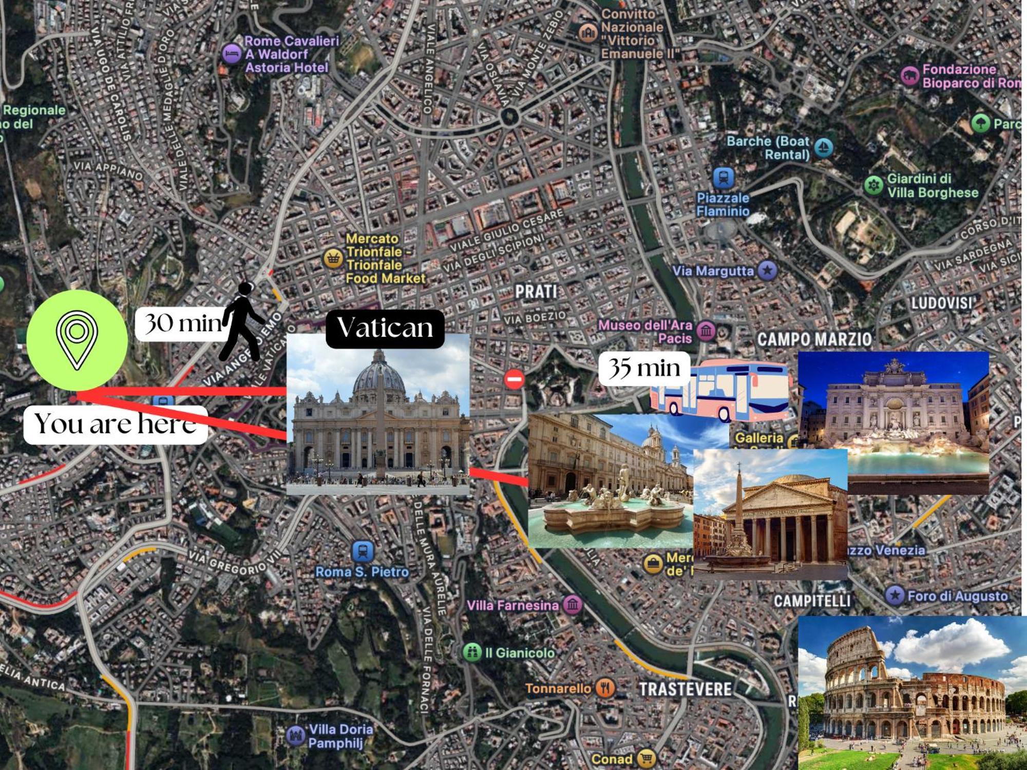 Valle Aurelia - Appartamento Elegante Rome Extérieur photo